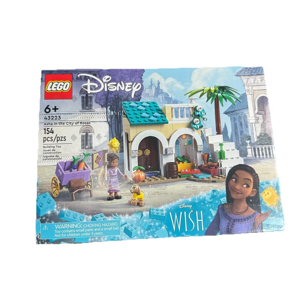 LEGO Disney Wish: Asha in The City of Rosas 43223 Building Toy Set NEW SEALED